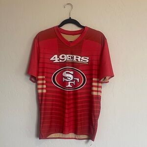 San Francisco 49ers Red and Gold Jersey Youth Flag Football